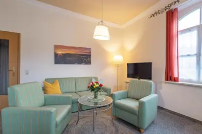 TV/Unterhaltungsangebot in der Unterkunft Ferienwohnung zur Steinburg