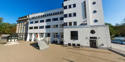 Das Gebäude in dem sich das Hostel befindet