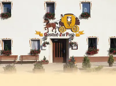 Ein Zertifikat, Auszeichnung, Logo oder anderes Dokument, das in der Unterkunft Hotel Zur Post ausgestellt ist