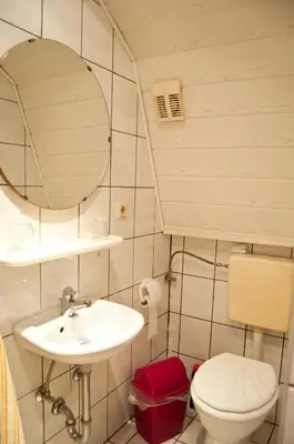 Ein Badezimmer in der Unterkunft Ferienwohnung Schumann