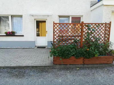 Das Gebäude in dem sich die Ferienwohnung befindet