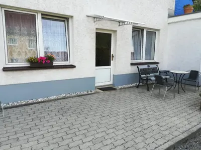 Das Gebäude in dem sich die Ferienwohnung befindet