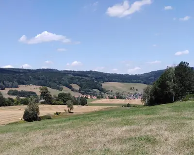Naturlandschaft in der Nähe der Pension