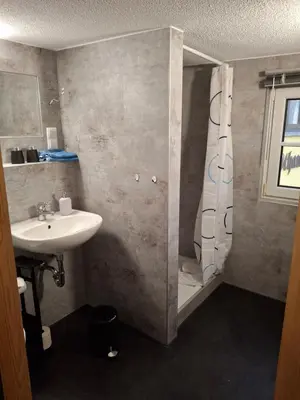 Ein Badezimmer in der Unterkunft Gasthaus Stiller Fritz
