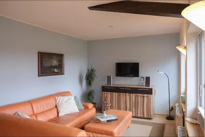 TV/Unterhaltungsangebot in der Unterkunft Ferienhaus Stiller Fritz