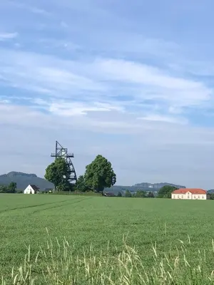 Naturlandschaft in der Nähe des Ferienhauses
