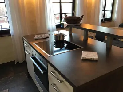 Küche/Küchenzeile in der Unterkunft Villa Eddi & Emmi