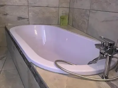 Ein Badezimmer in der Unterkunft Villa Eddi & Emmi