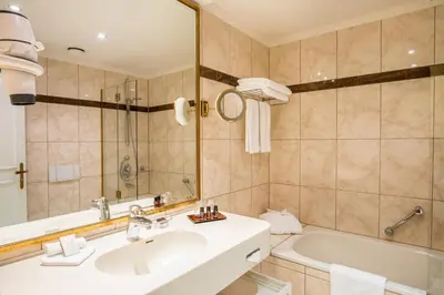 Ein Badezimmer in der Unterkunft Romantik Hotel Bülow Residenz