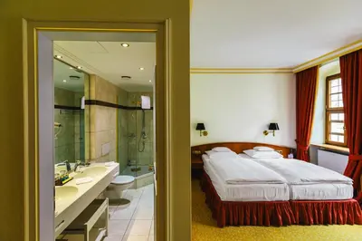 Ein Badezimmer in der Unterkunft Romantik Hotel Bülow Residenz