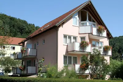 Das Gebäude in dem sich das Hotel befindet