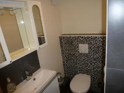 Ein Badezimmer in der Unterkunft Ferienwohnung Großmann