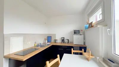 Küche/Küchenzeile in der Unterkunft Apartment Anna
