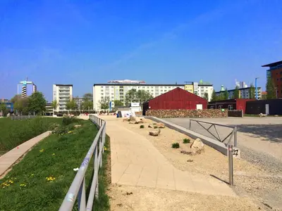 Das Gebäude in dem sich die Ferienwohnung befindet