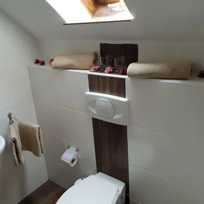 Ein Badezimmer in der Unterkunft Landhotel Sonnenschein