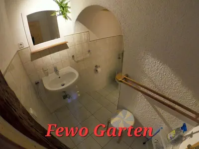 Ein Badezimmer in der Unterkunft Ferienwohnung zur Schmiede