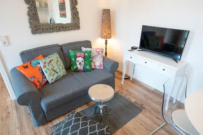 TV/Unterhaltungsangebot in der Unterkunft Villa Golding - Flat 1