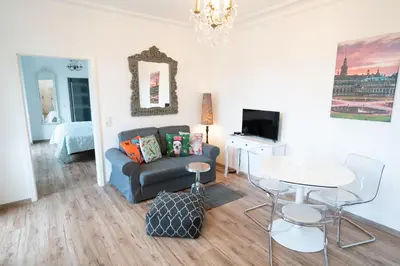 TV/Unterhaltungsangebot in der Unterkunft Villa Golding - Flat 1