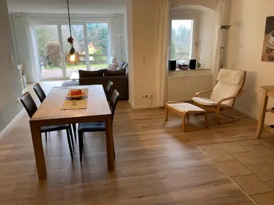 Ein Sitzbereich in der Unterkunft Landhaus Böhmer, Ferienwohnung Gohrisch