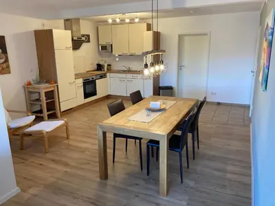 Küche/Küchenzeile in der Unterkunft Landhaus Böhmer, Ferienwohnung Gohrisch