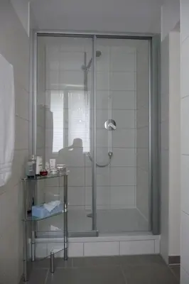 Ein Badezimmer in der Unterkunft Quartier an der Elbe