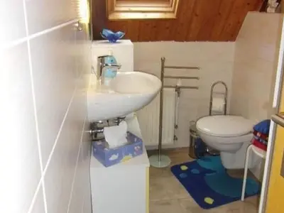 Ein Badezimmer in der Unterkunft Cozy Apartment in Lichtenhain Germany With Garden