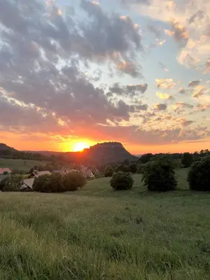 Naturlandschaft in der Nähe der Ferienwohnung