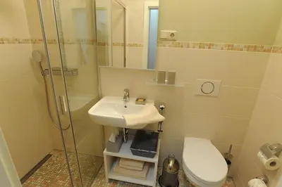 Ein Badezimmer in der Unterkunft Altstadt-Apartment