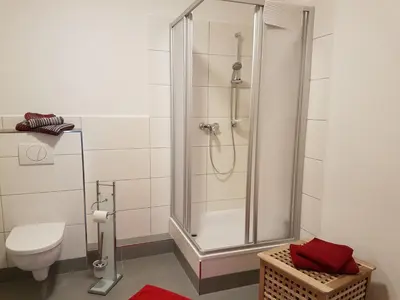 Ein Badezimmer in der Unterkunft Ferienoase
