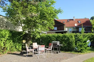 Ein Garten an der Unterkunft Ferienoase