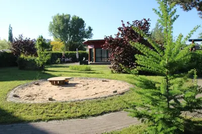 Ein Garten an der Unterkunft Ferienoase