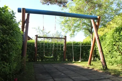 Ein Kinderspielbereich in der Unterkunft Ferienoase
