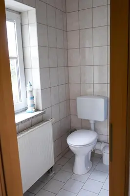 Ein Badezimmer in der Unterkunft Am Zirkelstein 38 b