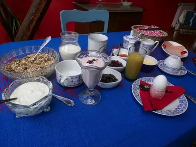 Essen im Privatzimmer oder in der Nähe