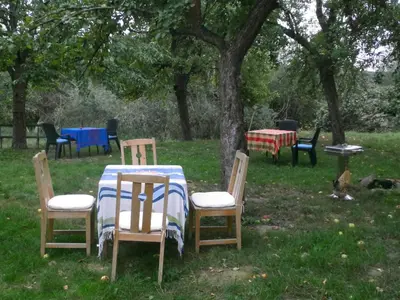 Ein Garten an der Unterkunft Appel-Ranch