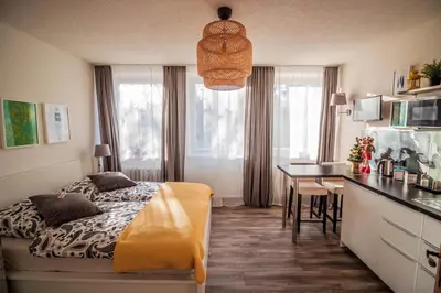 Küche/Küchenzeile in der Unterkunft GottwaldHaus - Apartment