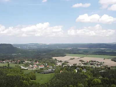 Naturlandschaft in der Nähe des Ferienhauses
