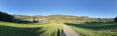 Naturlandschaft in der Nähe der Pension