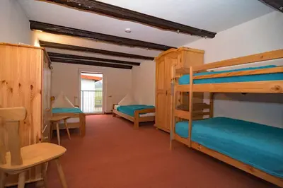 Ein Bett oder Betten in einem Zimmer der Unterkunft Pferdehof Berger