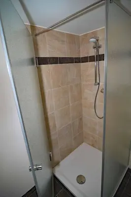 Ein Badezimmer in der Unterkunft Pferdehof Berger