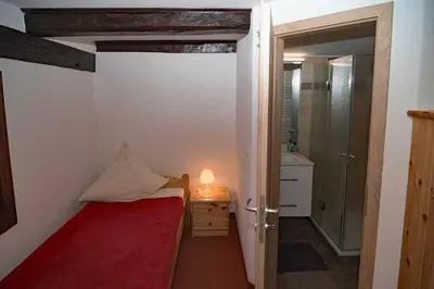 Ein Bett oder Betten in einem Zimmer der Unterkunft Pferdehof Berger