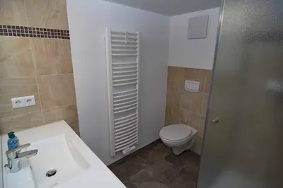 Ein Badezimmer in der Unterkunft Pferdehof Berger