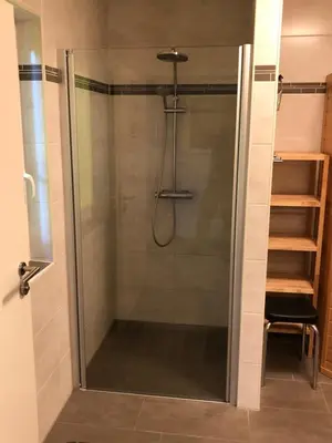 Ein Badezimmer in der Unterkunft Schilfblume