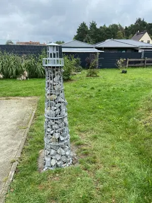 Ein Garten an der Unterkunft Schilfblume