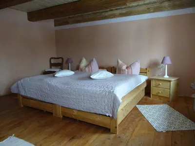 Ein Bett oder Betten in einem Zimmer der Unterkunft Urselhof
