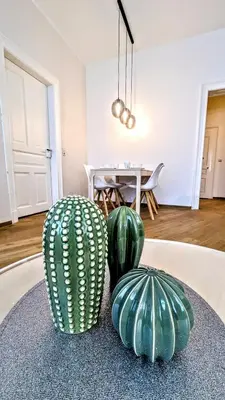 Ein Sitzbereich in der Unterkunft Meissen Apartments - moderne Ferienwohnungen in Meißen am Lutherplatz