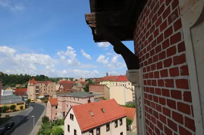 Das Gebäude in dem sich die Ferienwohnung befindet