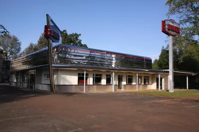 Das Gebäude in dem sich das Hotel befindet