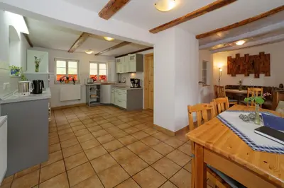 Küche/Küchenzeile in der Unterkunft Ferienhaus 