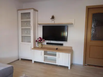 TV/Unterhaltungsangebot in der Unterkunft Apartments mit 2 Schlafzimmern